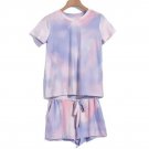 Tie-dye Top & Shorts Lounge Set X LARGE (1123) Tie-dye Top & Shorts Lounge Set X LARGE (1123)