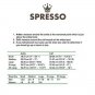 SPRESSO Special Blend Compression Socks Black UNISEX MEDIUM