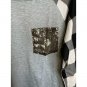 Soft Knit Women's Top with Sequin Top Pocket 2X (2121)