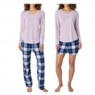 Eddie Bauer Ladies' 3-Piece Waffle Fleece Pajamas Set XXL (4141) Eddie Bauer Ladies' 3-Piece Waffle Fleece Pajamas Set XXL (4141)