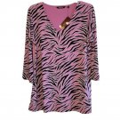 Iman Soft Stretch Animal Print Top MEDIUM (245)