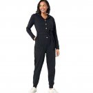 Encore by Idina Menzel Soft French Terry Hooded Jumpsuit 1X PETITE (2001)