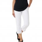Denim & Co. Original Waist Stretch Crop Pants with Side Pockets XX SMALL (616) Denim & Co. Original Waist Stretch Crop Pants with Side Pockets XX SMALL (616)