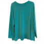 Susan Graver Modern Essentials Liquid Knit Long-Sleeve Top 3X (1001)