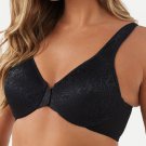 Breezies Wild Rose Seamless Front Close Bra 34 B