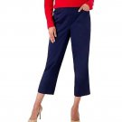 Isaac Mizrahi Live! 24/7 Stretch Straight Leg Ankle Pant 12 PETITE (404)