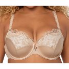 Curvy Couture Tulip Lace Bra Style-1017 SZ 38D