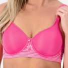 Breezies Floral Stripe Seamless Wirefree T-Shirt Bra 38DD