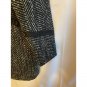 SA by Seth Aaron Zip Front Coat with Faux Leather Trim SIZE 14