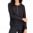 ALFANI Women's Long-Sleeve Hacci Lounge/Sleep Shirt LARGE