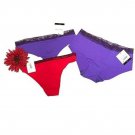 Calvin Klein Set of 2 Thongs & 1 Hipster SMALL
