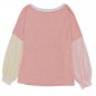 Striped Color Block Splicing Long Sleeve T Shirt 2XL (9998)