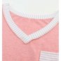 Striped Color Block Splicing Long Sleeve T Shirt 2XL (9998)