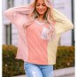 Striped Color Block Splicing Long Sleeve T Shirt X LARGE (9998)