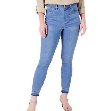 Susan Graver Petite Stretch Denim Pull On Skinny Jean 6 PETITE (404)