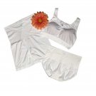 Yummie Bra, High Waist Mid Thigh and Panty 3 Piece Set 2X/3X
