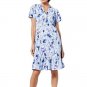 Isaac Mizrahi Live! Regular Printed Pebble Knit Dress X SMALL (1001)