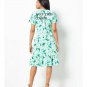 Isaac Mizrahi Live! Regular Printed Pebble Knit Dress X SMALL (1001)
