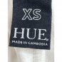 HUE Cropped Eyelet-Hem High-Waist Leggings X SMALL (3666)
