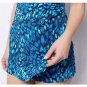 Denim & Co. Beach V-Neck Wrap Front Swim Dress size 18W (1001)