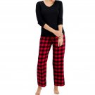 CHARTER CLUB Plus Size Flannel Long Sleeve Mix It Pajama Set MEDIUM (4040)