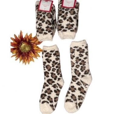 CHARTER CLUB Women's Butter Socks Animal Print Set of 3