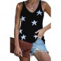Star Pattern Racerback Women's Tank X LARGE (616)