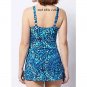 Denim & Co. Beach V Neck Wrap Front Swim Dress Size 14 (202)