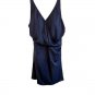 Denim & Co. Beach V Neck Wrap Front Swim Dress Size 14 (202)