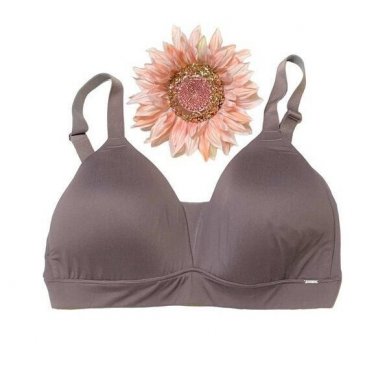 Breezies Brushed Wirefree Side Smoothing Bra 38 D