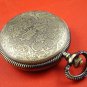 Vintage Gothic Bronze Locket Pocket Watch Necklace