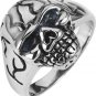 Stainless Steel Casting Skulls Ring Size 7 (SSR1)