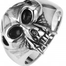 Stainless Steel Skull Ring Size10 (SSR21)