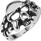 Stainless Steel Skull Ring Size 8 (SSR24)