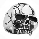 STAINLESS STEEL 316L MEN SKULL RING, SIZE 10 (SSR126)