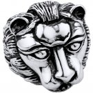 Stainless Steel Big Heavy and Solid Lioness Ring , sizes 9-14 (SSR225)