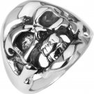 Stainless Steel Skull Ring Size 9 (SSR60)