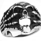 STAINLESS STEEL 316L MEN SKULL RING, SIZE 13 (SSR100)