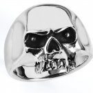 STAINLESS STEEL 316L MEN SKULL RING, SIZE 14 (SSR132)