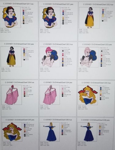 Princess Embroidery Design Add on