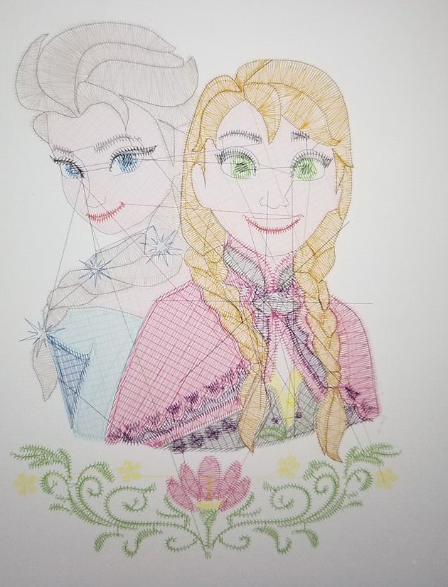 Frozen Embroidery Designs