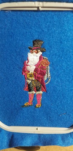 Steam Punk Santa Embroidery