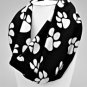 Paw Print Infinity Scarf