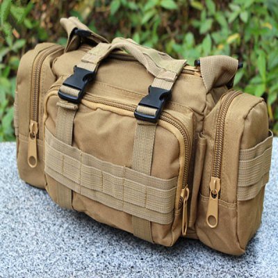 Utility Canvas Waist Bag Shoulder Pack Outdoor Hiking Messenger Cycling Supplies(117203702)
