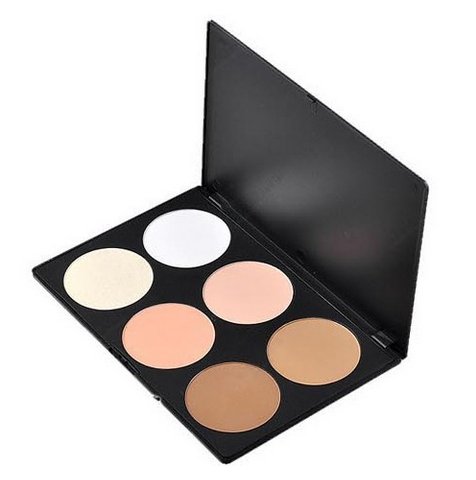 6 Color Makeup Cosmetic Face Care Blush Blusher Contour Palette(BICP010202)