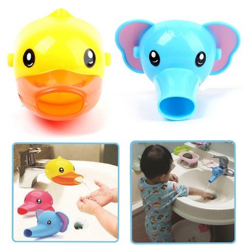 1 Pcs Cartoon Faucet Extender For Kid Children Hand Washing In Bathroom Sink(BICP056695)