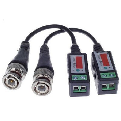 2pcs Twisted BNC CCTV Video Balun passive Transceivers UTP Balun BNC Cat5(390955194151)