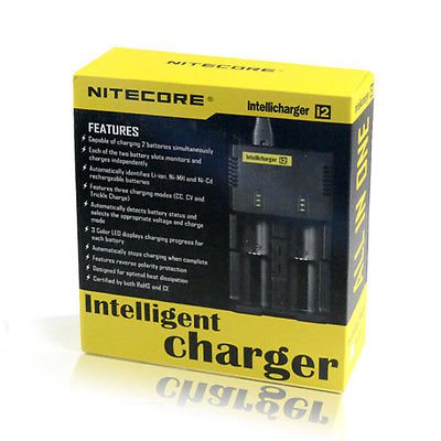 New USA Plug NITECORE I2 Intelligent Battery Charger for 26650 18650 16340 14500(271353315324)