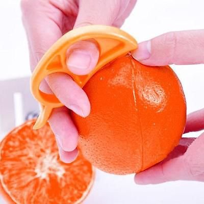 1 Pcs Orange Lemon Citrus Fruit Platic Easy Slicer Cutter Peeler Remover Opener (400572554913)