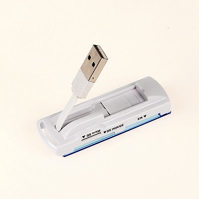 Portable SDHC MS M2 TF Micro mini MEMORY SD CARD READER (400732270144)